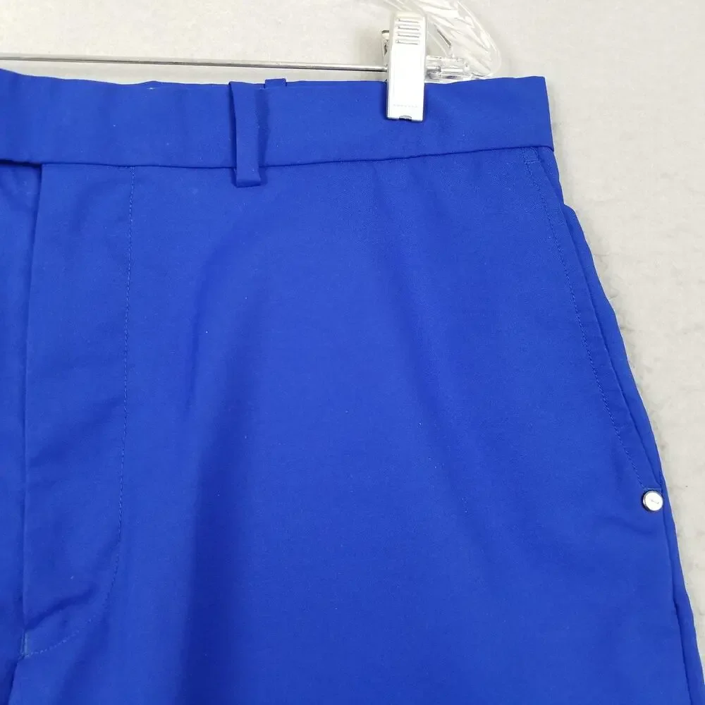 RLX Ralph‎ Lauren Shorts Mens 36 Blue Golf Performance Polyester Flat Front